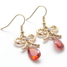 時(shí)尚魅力 捷芮兒合金韓版蝴蝶結(jié)耳墜，打造精致珠寶首飾新風(fēng)尚